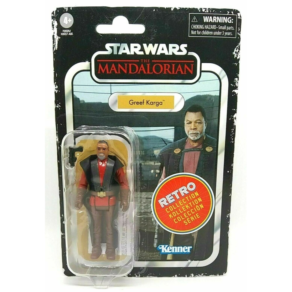 HASBRO STAR WARS RETRO COLLECTION THE MANDALORIAN GREEF KARGA ACTION FIGURE