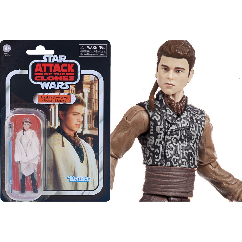 HASBRO STAR WARS VINTAGE ANAKIN SKYWALKER PEASANT DISGUISE ACTION FIGURE