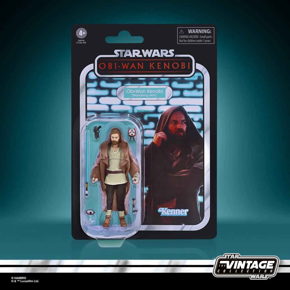 HASBRO STAR WARS THE VINTAGE COLLECTION OBI-WAN KENOBI WANDERING JEDI ACTION FIGURE