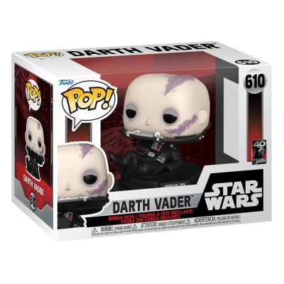 FUNKO FUNKO POP! STAR WARS DARTH VADER UNMASKED BOBBLE HEAD KNOCKER FIGURE