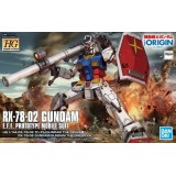 BANDAI HIGH GRADE HG GUNDAM RX-78-02 ORIGIN 1/144 MODEL KIT FIGURE