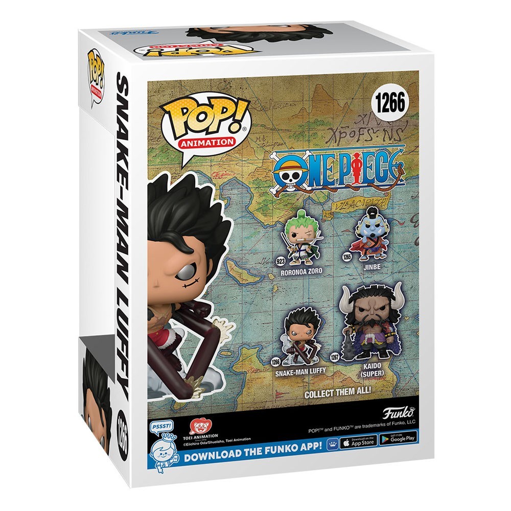 FUNKO FUNKO POP! ONE PIECE SNAKE-MAN LUFFY BOBBLE HEAD FIGURE