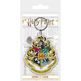 HARRY POTTER HOGWARTS CREST RUBBER KEYCHAIN PORTACHIAVI IN GOMMA PYRAMID INTERNATIONAL