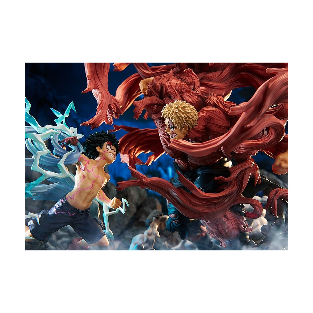 TAKARA TOMY MY HERO ACADEMIA IZUKU MIDORIYA VS MUSCULAR STATUE FIGURE