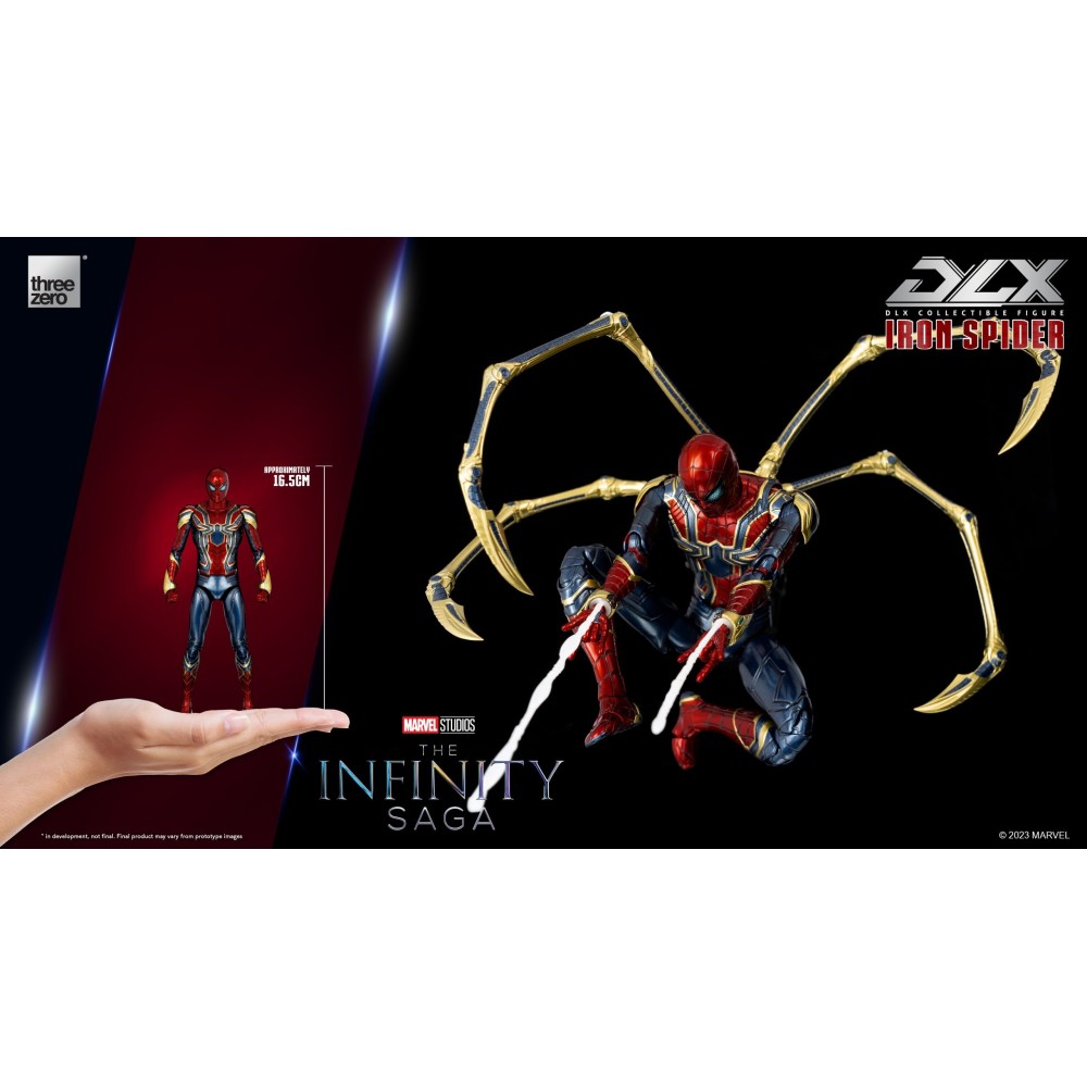 THREEZERO AVENGERS THE INFINITY SAGA IRON SPIDER-MAN DLX ACTION FIGURE