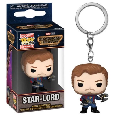 GUARDIANS OF THE GALAXY 3 POCKET POP! STAR-LORD KEYCHAIN PORTACHIAVI FUNKO