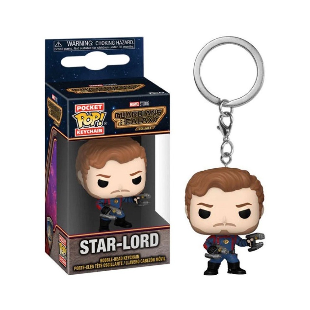 FUNKO GUARDIANS OF THE GALAXY 3 POCKET POP! STAR-LORD KEYCHAIN