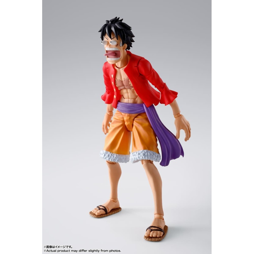 BANDAI ONE PIECE MONKEY D. LUFFY RAID ON ONIGASHIMA S.H. FIGUARTS ACTION FIGURE