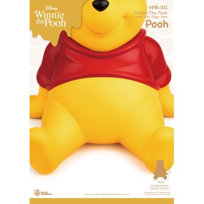 WINNIE THE POOH VINYL PIGGY BANK STATUA FIGURE SALVADANAIO BEAST KINGDOM