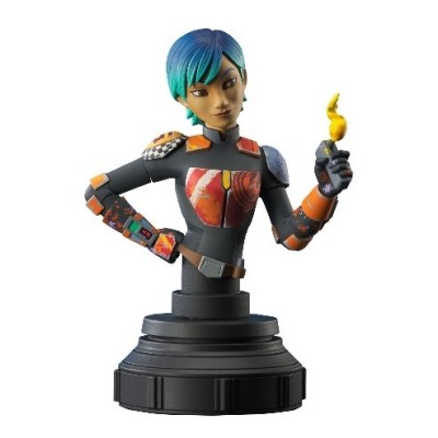 DIAMOND SELECT STAR WARS REBELS SABINE WREN BUST STATUE