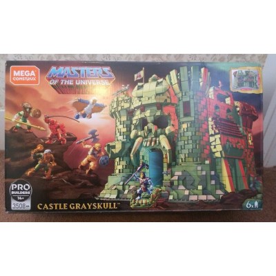 MASTERS OF THE UNIVERSE GRAYSKULL CASTLE MEGA CONSTRUX SET MATTEL