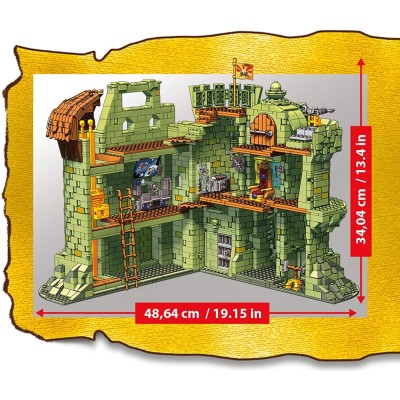 MASTERS OF THE UNIVERSE GRAYSKULL CASTLE MEGA CONSTRUX SET MATTEL