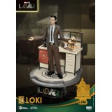 BEAST KINGDOM D-STAGE MARVEL STUDIOS LOKI STATUE FIGURE DIORAMA
