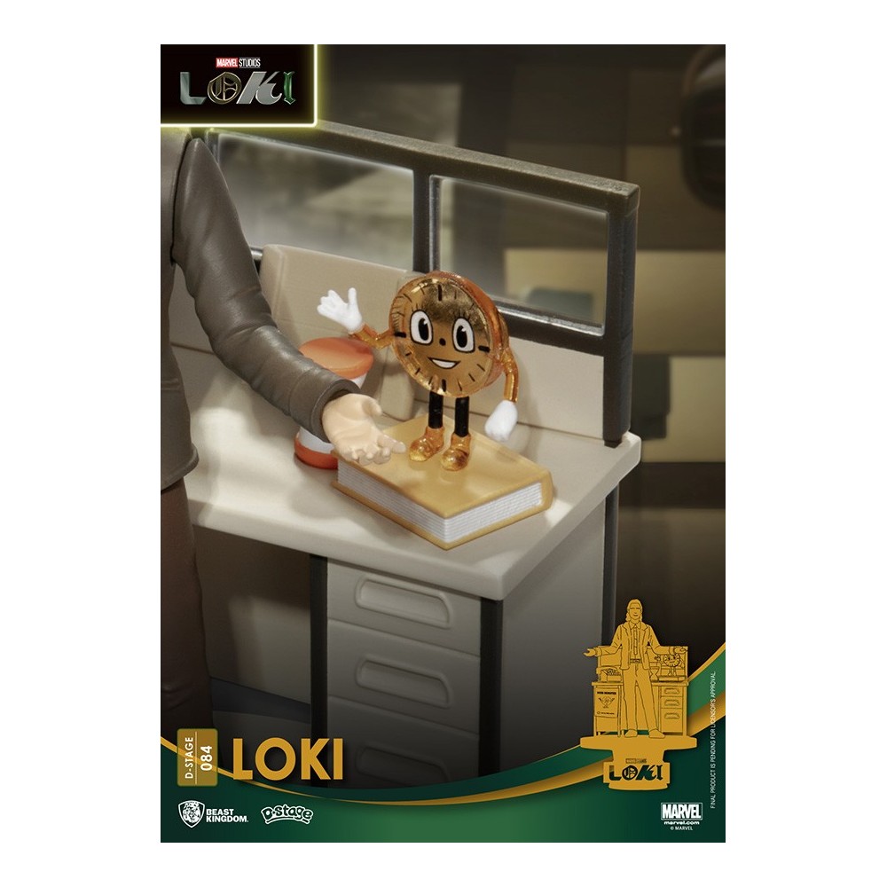 BEAST KINGDOM D-STAGE MARVEL STUDIOS LOKI STATUE FIGURE DIORAMA