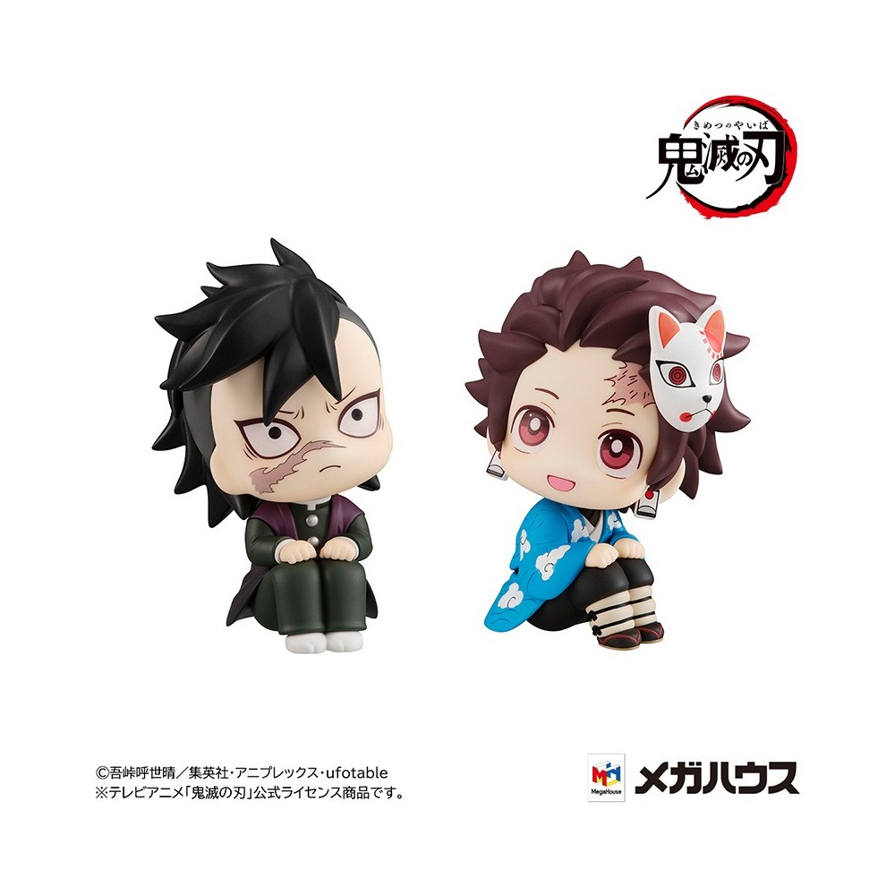 MEGAHOUSE LOOK UP DEMON SLAYER TANJIRO AND GENYA MINI FIGURES