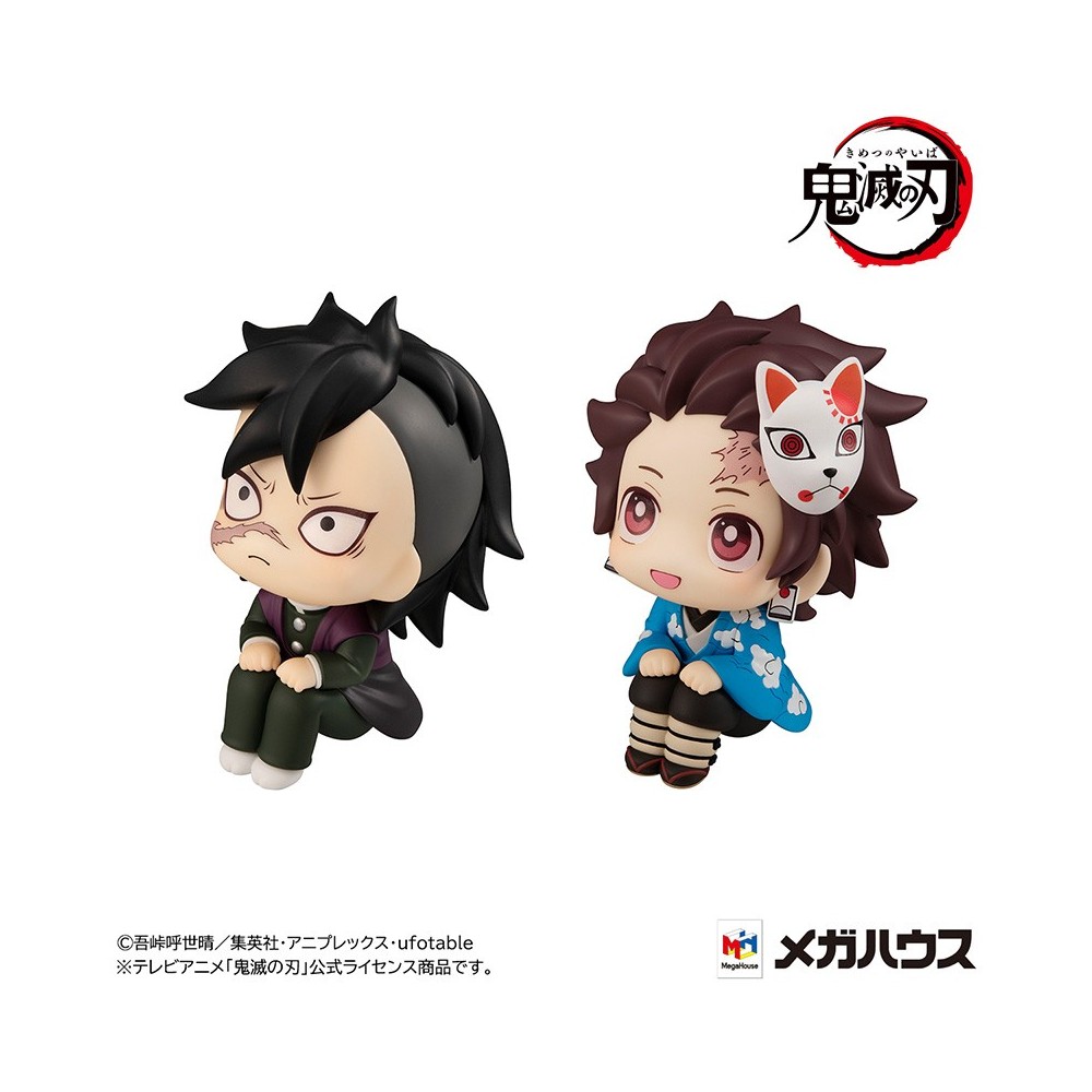 MEGAHOUSE LOOK UP DEMON SLAYER TANJIRO AND GENYA MINI FIGURES