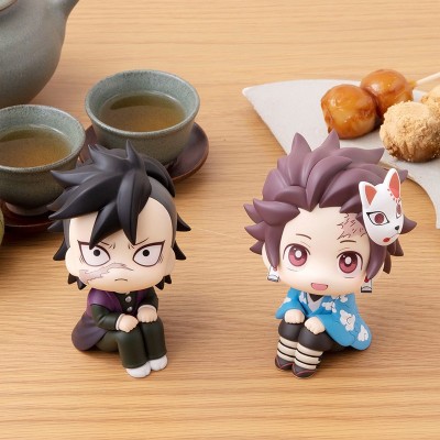 LOOK UP DEMON SLAYER TANJIRO E GENYA MINI FIGURES MEGAHOUSE
