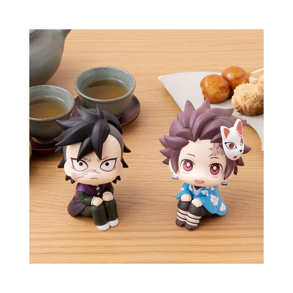 LOOK UP DEMON SLAYER TANJIRO E GENYA MINI FIGURES MEGAHOUSE