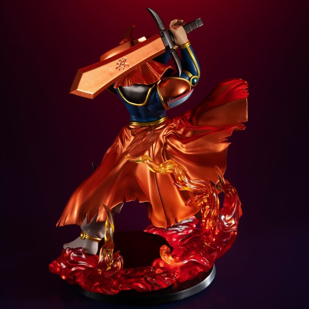 YU-GI-OH! DUEL MONSTERS FLAME SWORDSMAN STATUA FIGURE MEGAHOUSE
