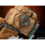 THE MANDALORIAN ON SPEEDERBIKE DELUXE ART SCALE 1/10 STATUA FIGURE IRON STUDIOS