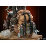 IRON STUDIOS THE MANDALORIAN ON SPEEDERBIKE DELUXE ART SCALE 1/10 STATUE FIGURE