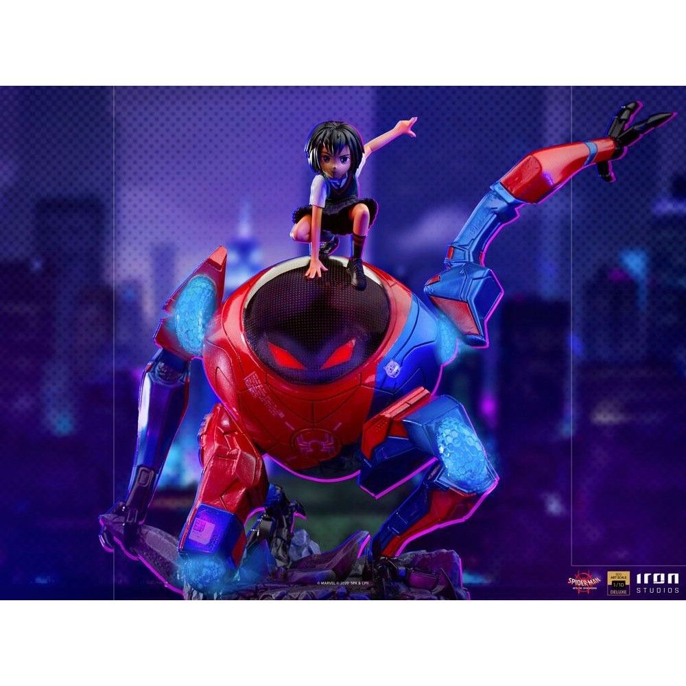 SPIDER-MAN INTO THE SPIDERVERSE PENI PARKER DELUXE ART SCALE 1/10 STATUA FIGURE IRON STUDIOS