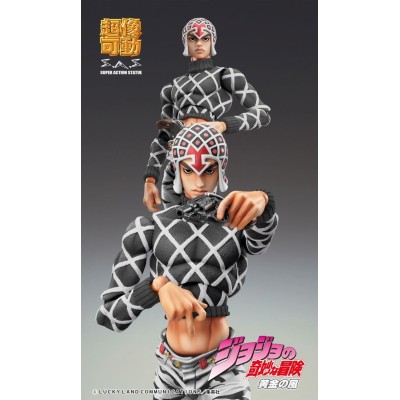 JOJO'S BIZARRE ADVENTURE GUIDO MISTA AND S.P. BLACK CHOZOKADO ACTION FIGURE MEDICOS ENTERTAINMENT