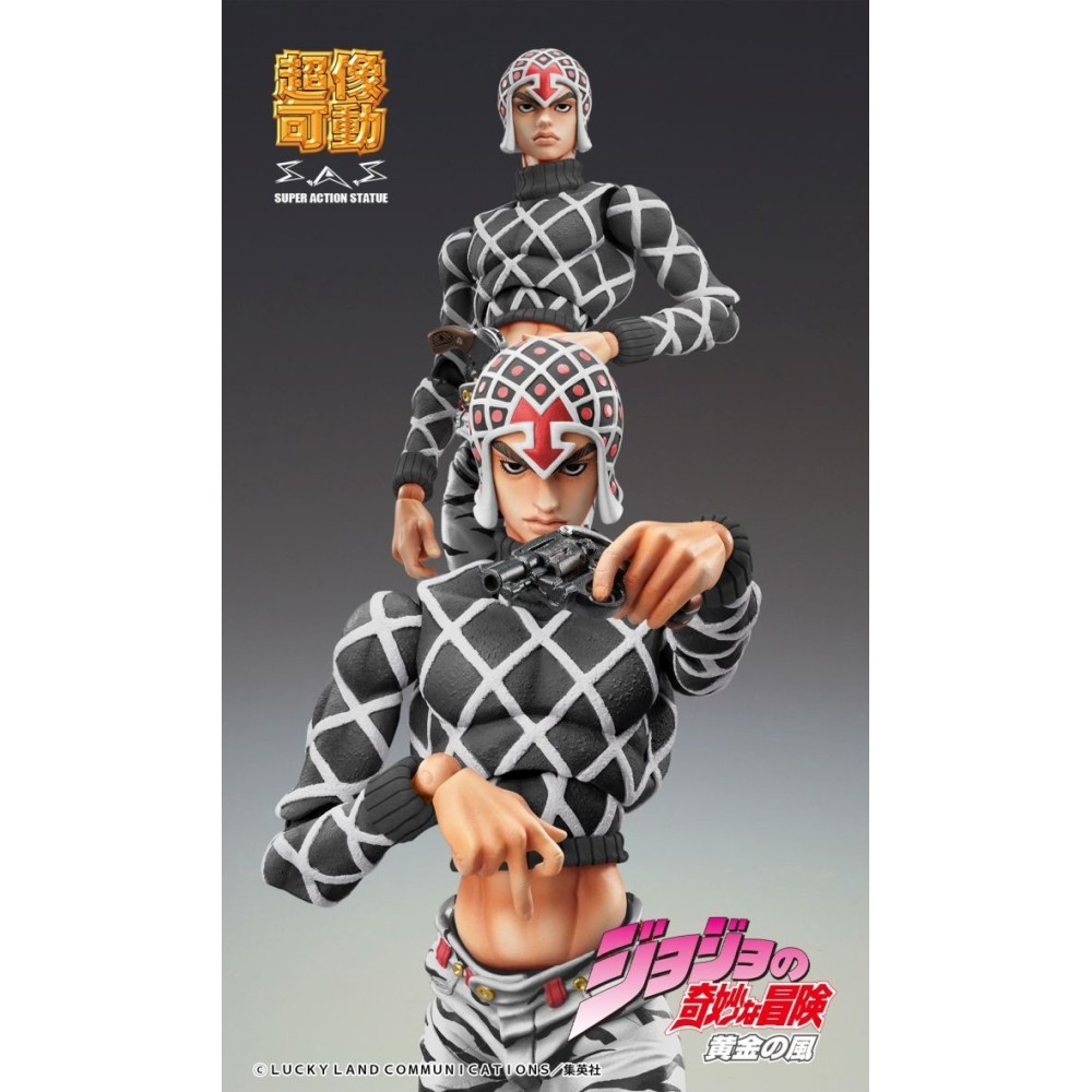 JOJO'S BIZARRE ADVENTURE GUIDO MISTA AND S.P. BLACK CHOZOKADO ACTION FIGURE MEDICOS ENTERTAINMENT