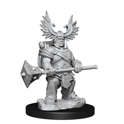 DUNGEONS AND DRAGONS FRAMEWORKS DWARF BARBARIAN FEMALE MODEL KIT MINIATURE FIGURE WIZKIDS