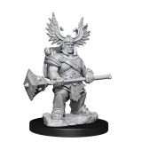 DUNGEONS AND DRAGONS FRAMEWORKS DWARF BARBARIAN FEMALE MODEL KIT MINIATURE FIGURE WIZKIDS