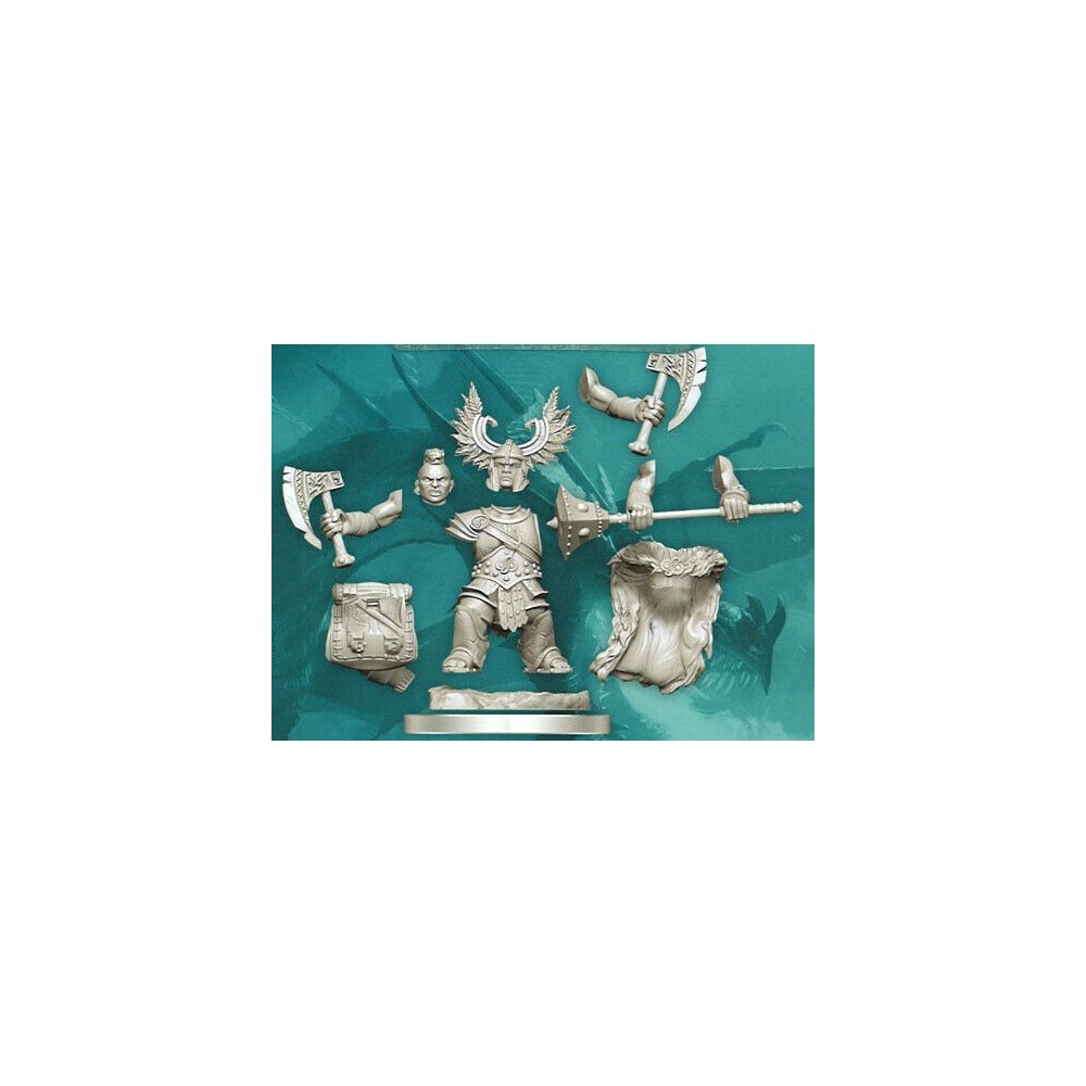 DUNGEONS AND DRAGONS FRAMEWORKS DWARF BARBARIAN FEMALE MODEL KIT MINIATURE FIGURE WIZKIDS