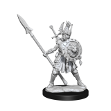 DUNGEONS AND DRAGONS FRAMEWORKS HUMAN FIGHTER FEMALE MODEL KIT MINIATURE FIGURE WIZKIDS