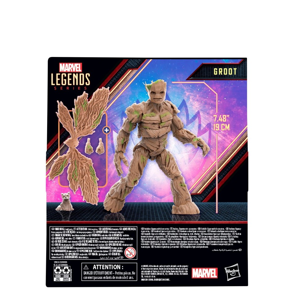 HASBRO MARVEL LEGENDS GROOT GUARDIANS OF THE GALAXY 3 ACTION FIGURE