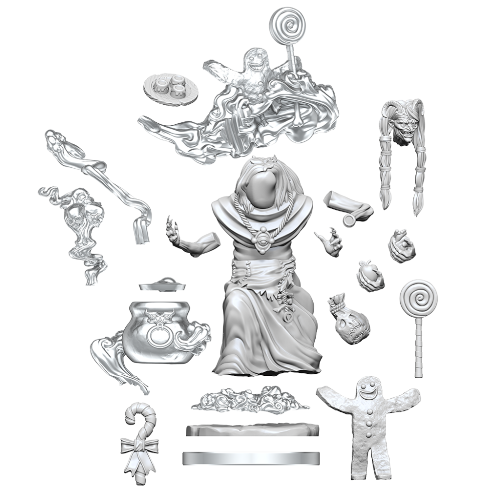 DUNGEONS AND DRAGONS FRAMEWORKS NIGHT HAG MODEL KIT MINIATURE FIGURE WIZKIDS