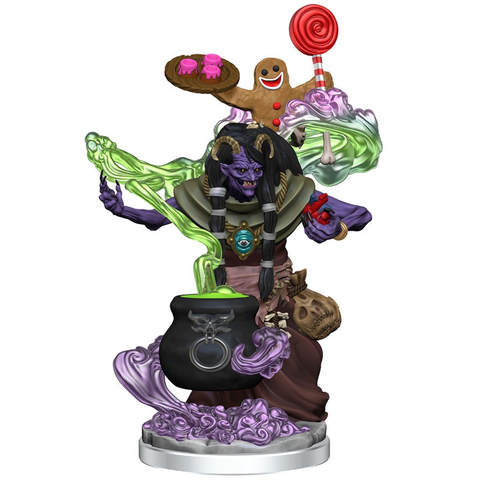 DUNGEONS AND DRAGONS FRAMEWORKS NIGHT HAG MODEL KIT MINIATURE FIGURE WIZKIDS