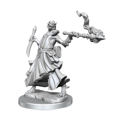 DUNGEONS AND DRAGONS FRAMEWORKS DRAGONBORN SORCERER FEMALE MODEL KIT MINIATURE FIGURE WIZKIDS