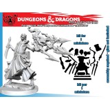 DUNGEONS AND DRAGONS FRAMEWORKS DRAGONBORN SORCERER FEMALE MODEL KIT MINIATURE FIGURE WIZKIDS