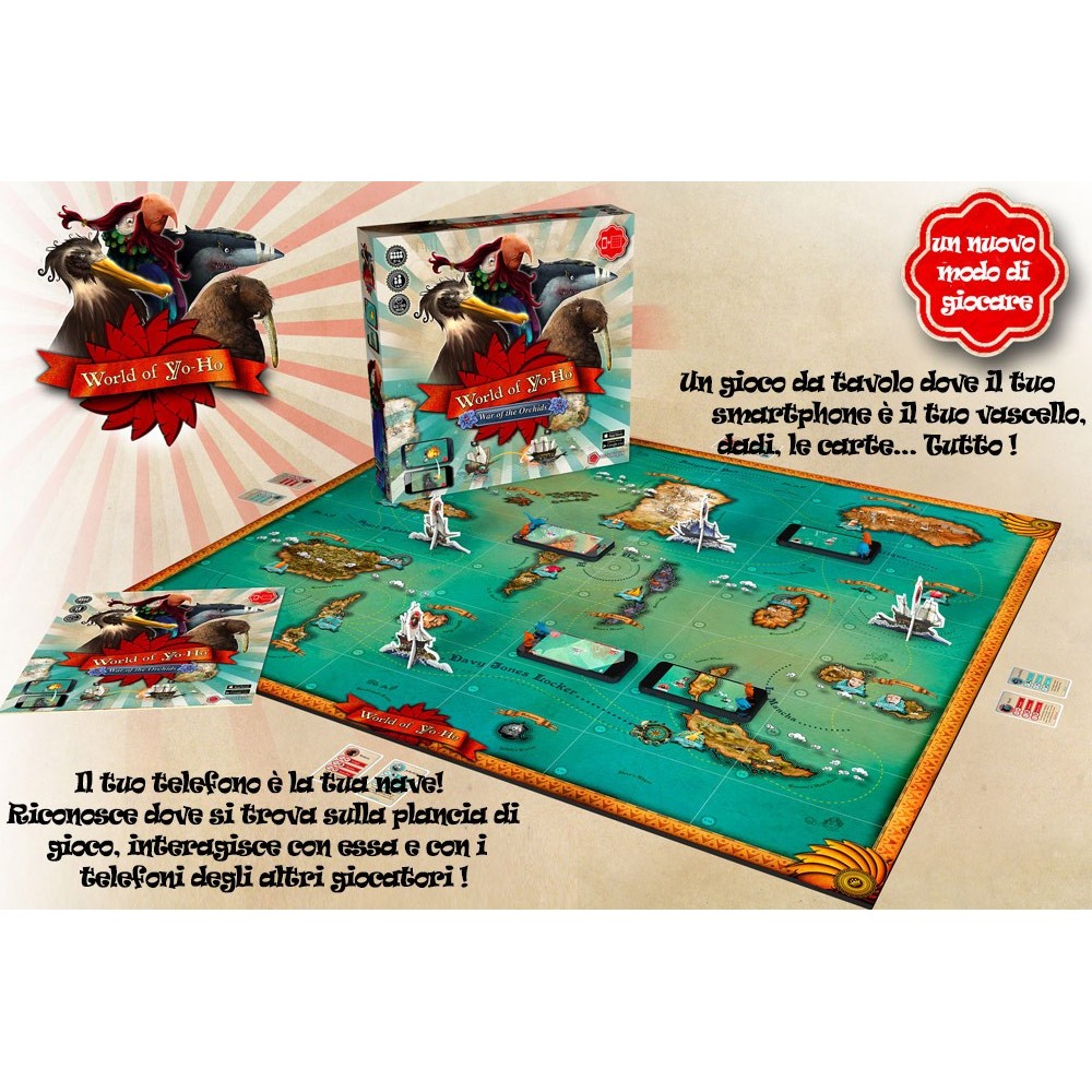 WORLD OF YO-HO BOARDGAME GIOCO DA TAVOLO ITALIANO