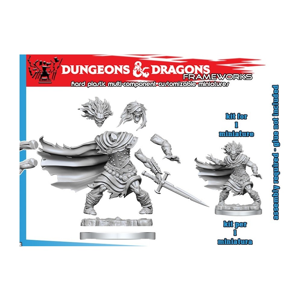 DUNGEONS AND DRAGONS FRAMEWORKS WIGHT MODEL KIT MINIATURE FIGURE WIZKIDS