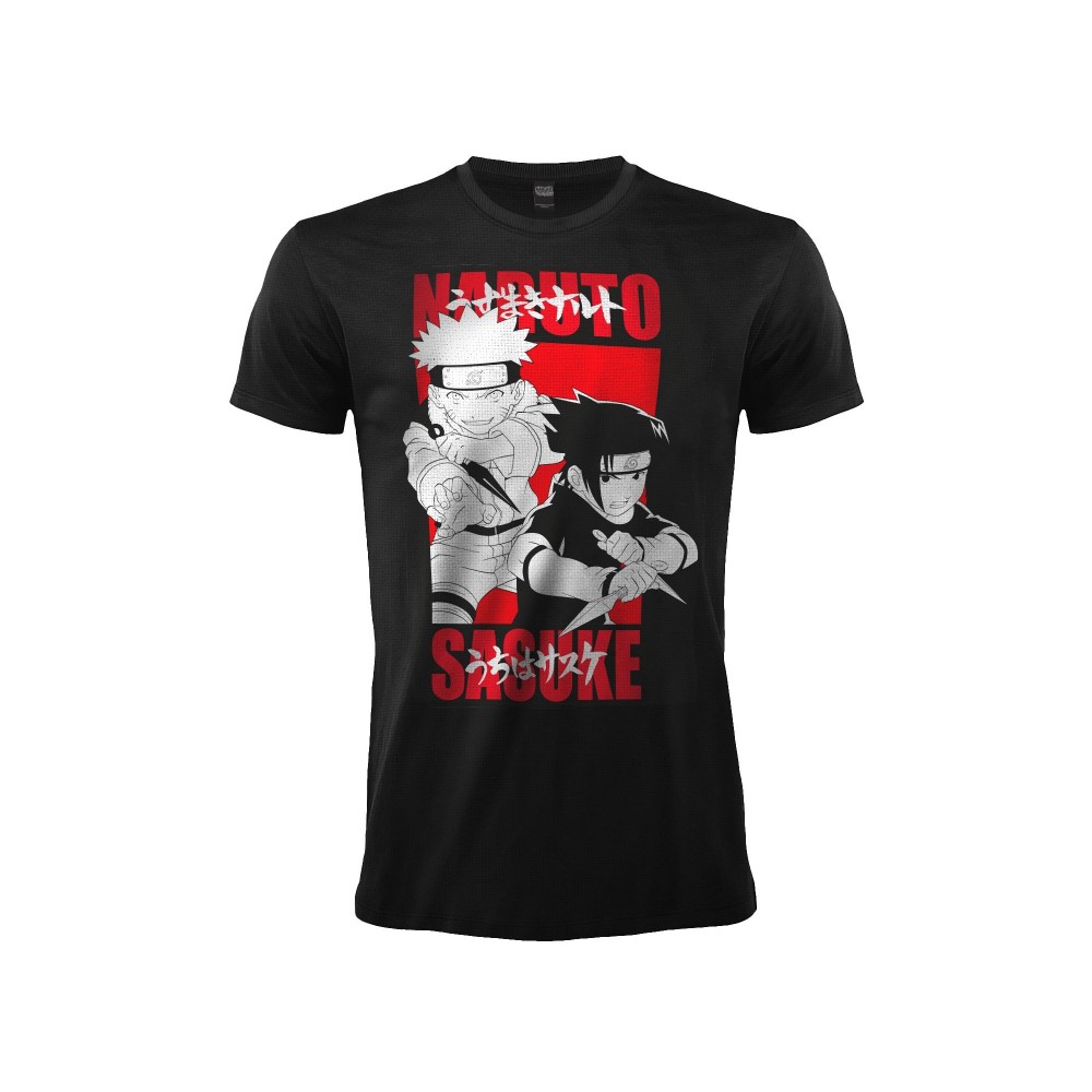 MAGLIA T SHIRT NARUTO E SASUKE