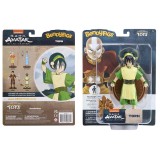 NOBLE COLLECTIONS AVATAR THE LAST AIRBENDER TOPH BENDYFIGS ACTION FIGURE