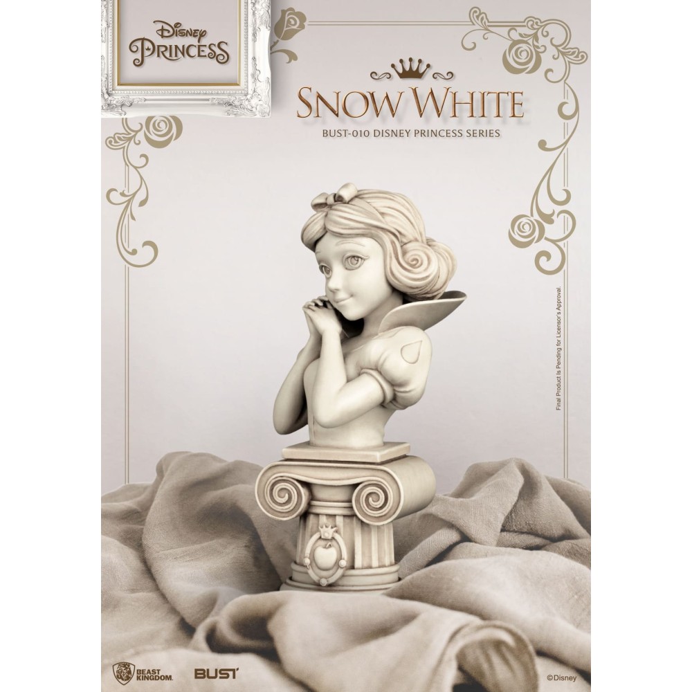 BEAST KINGDOM DISNEY PRINCESS SNOW WHITE BUST STATUE FIGURE