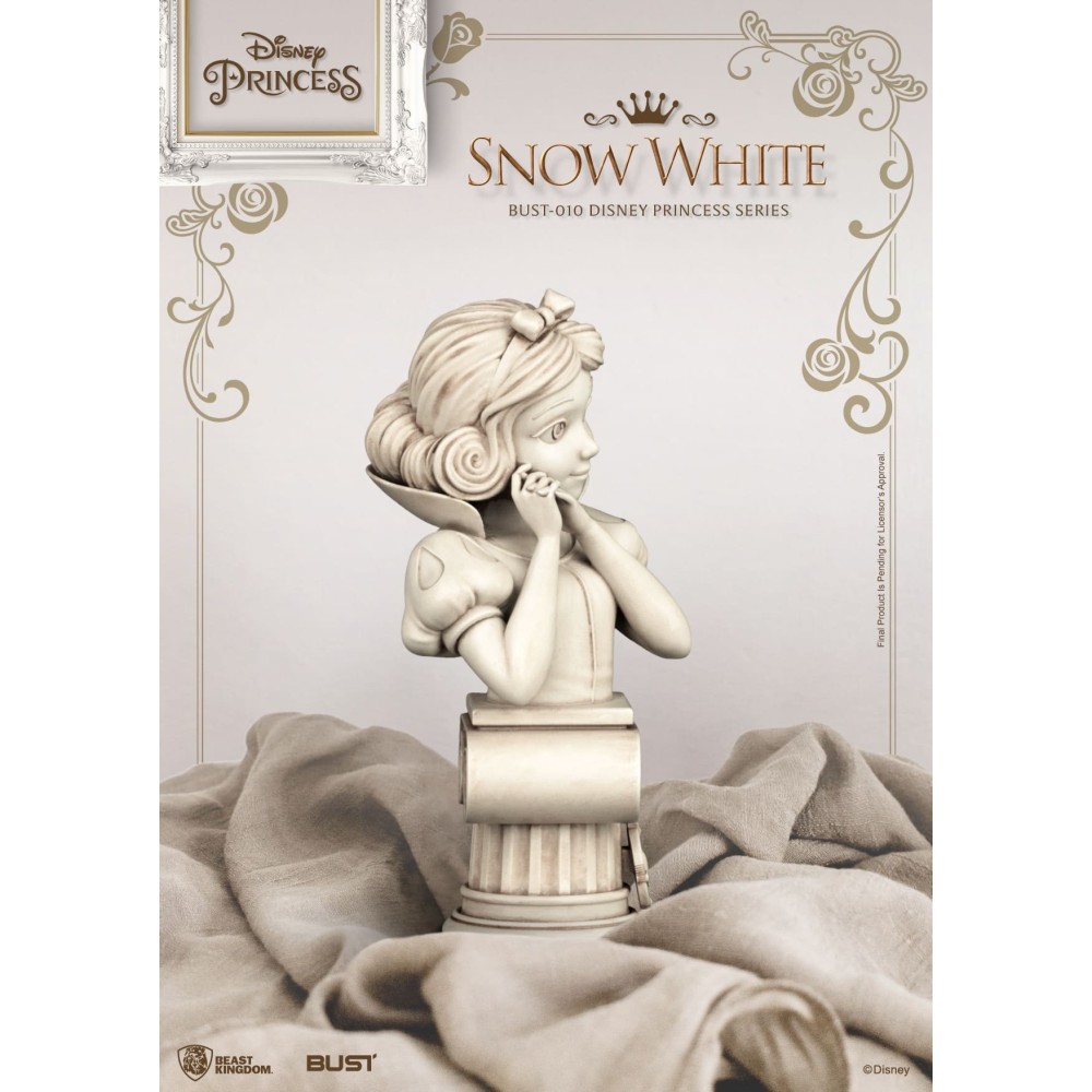 BEAST KINGDOM DISNEY PRINCESS SNOW WHITE BUST STATUE FIGURE