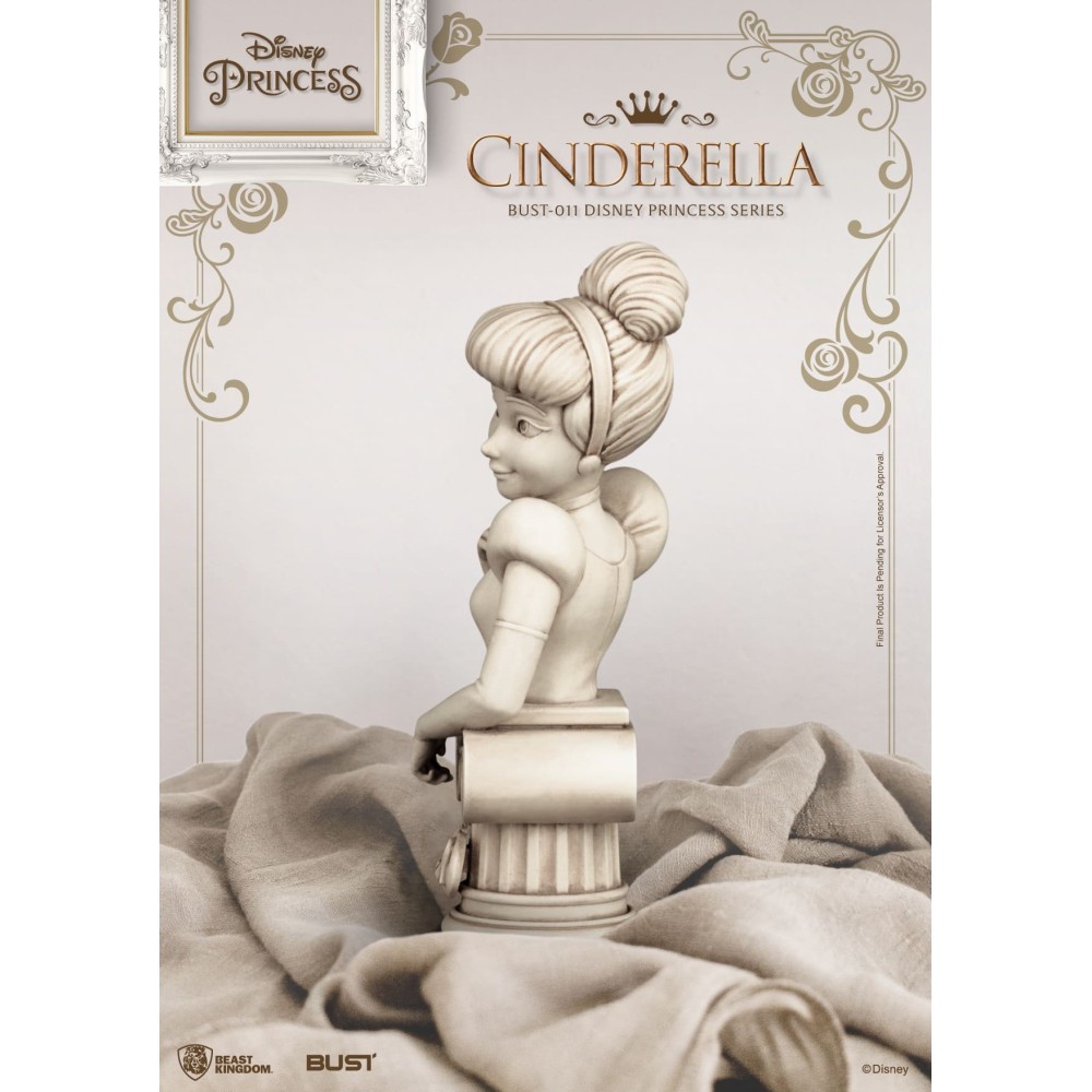 BEAST KINGDOM DISNEY PRINCESS CINDERELLA BUST STATUE FIGURE