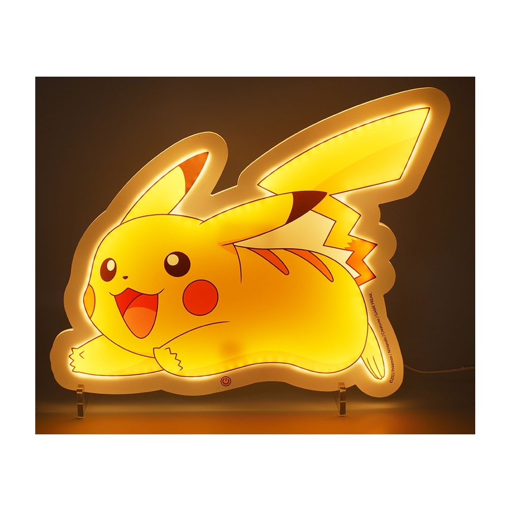 POKEMON PIKACHU WALL LED LAMP LAMPADA TEKNOFUN
