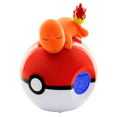 POKEMON CHARMANDER AND POKEBALL LIGHT UP ALARM CLOCK SVEGLIA TEKNOFUN
