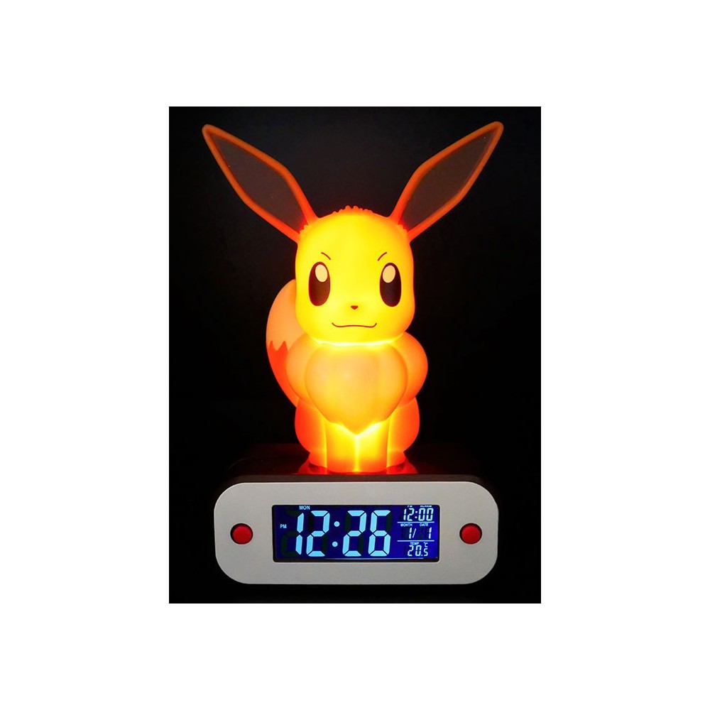 POKEMON EEVEE LIGHT UP ALARM CLOCK SVEGLIA TEKNOFUN