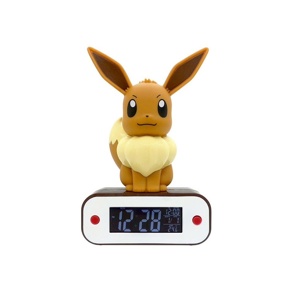 POKEMON EEVEE LIGHT UP ALARM CLOCK SVEGLIA TEKNOFUN