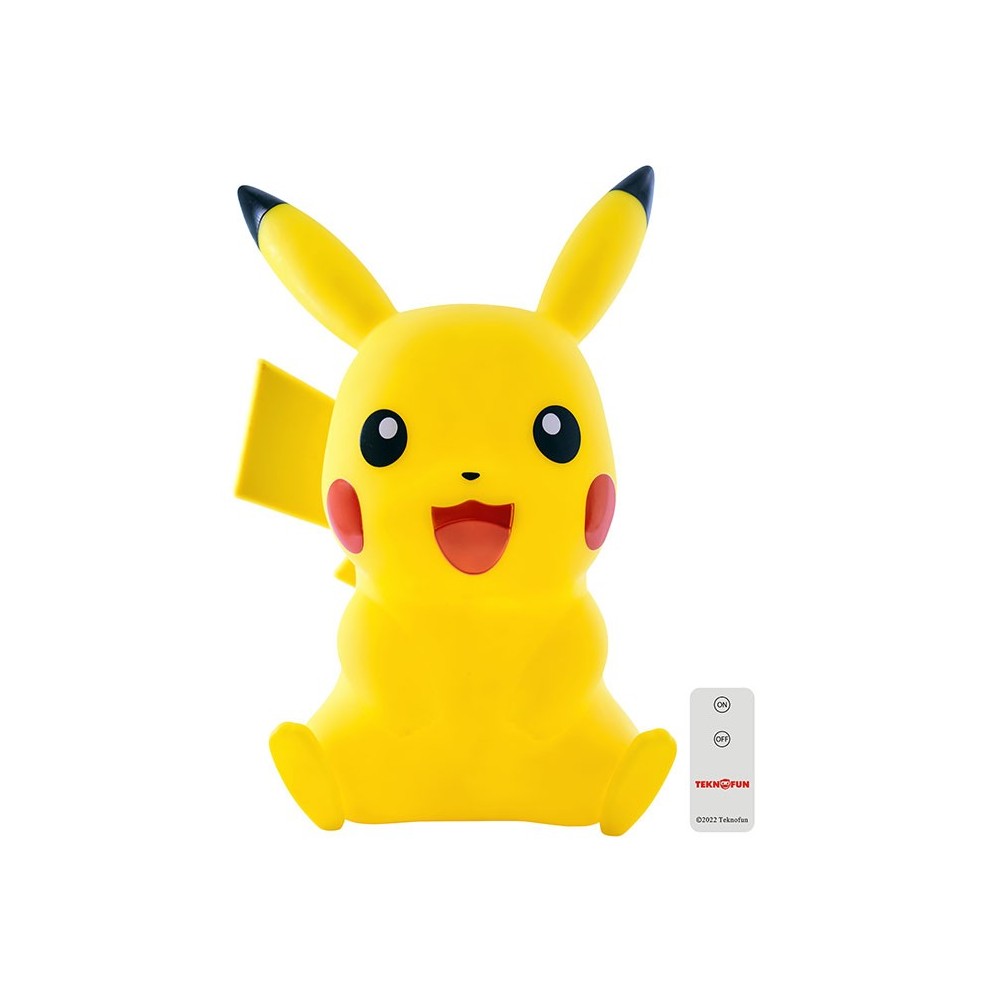 POKEMON PIKACHU SITTING LIGHT UP FIGURE 40CM LAMPADA TEKNOFUN