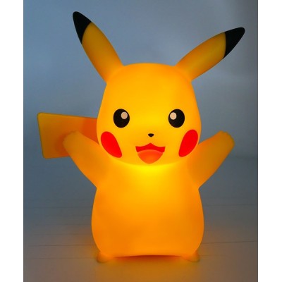 POKEMON HAPPY PIKACHU LIGHT UP FIGURE LAMPADA 25CM TEKNOFUN
